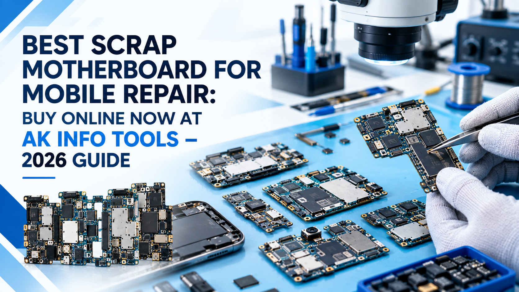 Best Scrap Motherboard for Mobile Repair — Buy Online Now at AK Info Tools (2026 Guide)
